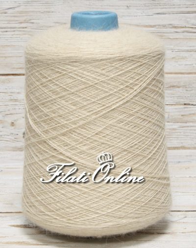 WP150B Filato di pura alpaca beige melange