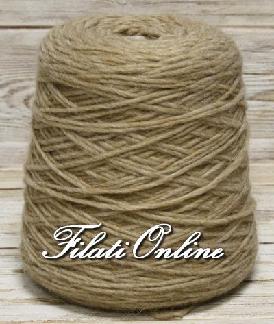WO501b Filato stoppino misto alpaca beige caldo cammello