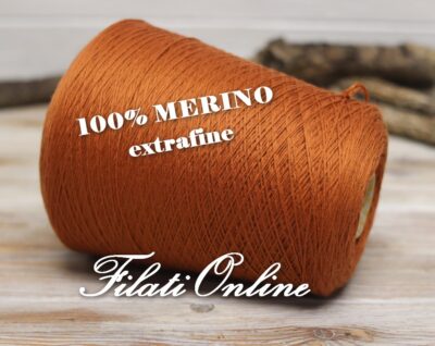 WVM132md filato in lana merino a più capi color marrone dorato tabacco castano terra di siena orange cany